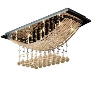 lámpara techo cristal