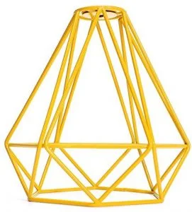 lampara de techo amarilla